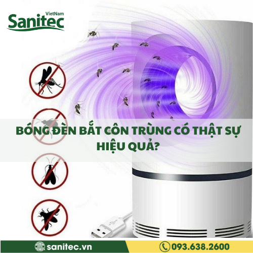 BÓNG ĐÈN BẮT CÔN TRÙNG CÓ THẬT SỰ HIỆU QUẢ?